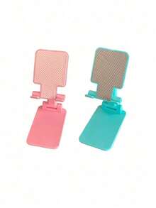 适用于手机和平板电脑的折叠支架，可调节角度高度的桌面手机支架，兼容带手机壳的桌面手机支架，适用于所有手机，便携式桌面手机支架，耐磨 - 彩色 - 查看 15