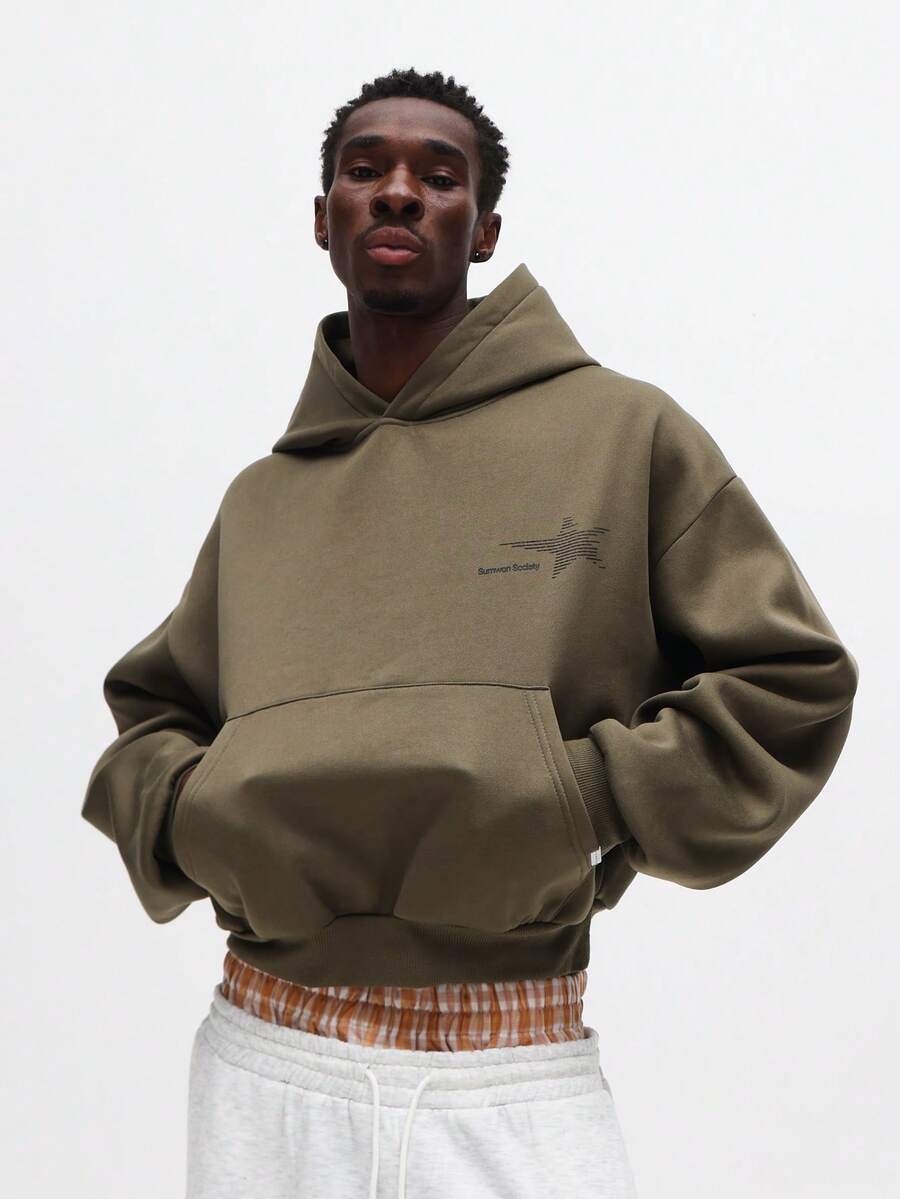 SUMWON Premium Drawstring Hoodie With Centre Pocket For Casual Everyday Comfort