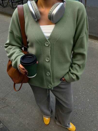 EURMUSE Light Green Oversized Cardigan Comfy Store,Tall In Women,Cardigans,Long Cardigans Woman,Petite,Tall