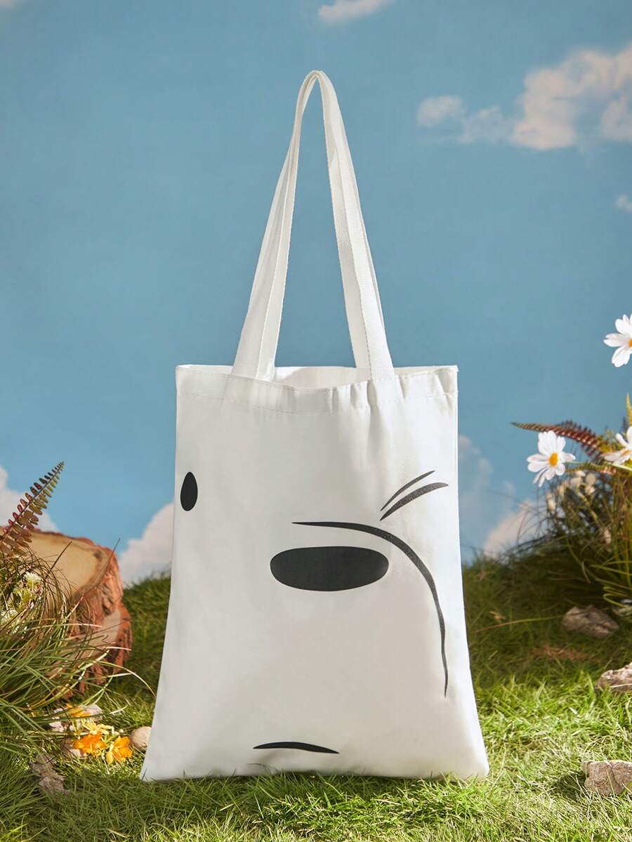 We Bare Bears X SHEIN Túi Tote Nữ Dễ Thương Đa Năng Di Động - Hoạt hình - Xem 1