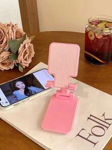 适用于手机和平板电脑的折叠支架，可调节角度高度的桌面手机支架，兼容带手机壳的桌面手机支架，适用于所有手机，便携式桌面手机支架，耐磨 - 彩色 - 查看 14