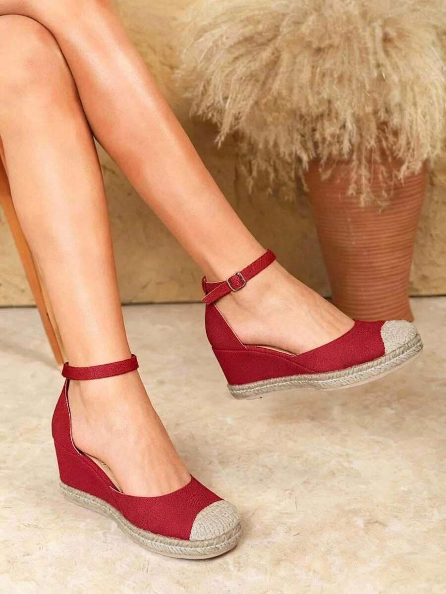 Plataformas de mujer Lindo Shell Fiesta Otoño-Invierno - Rojo - Ver 1