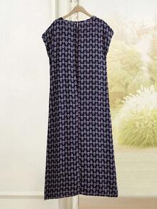 EMERY ROSE Allover Print Tunic Dress - Multicolor - View 2