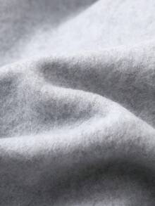 EMERY ROSE 浅灰色女士卫衣，宽松保暖，休闲舒适，饰有心形和蝴蝶图案 - 淺灰色 - 查看 4