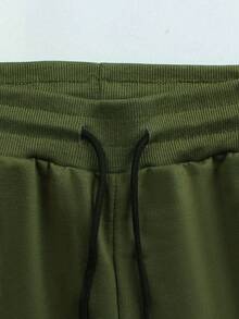 Aesthetic Post 男式条纹带侧盖口袋抽绳腰运动裤，适合送给丈夫、男朋友的礼物