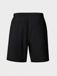 Manfinity Sport Corelite Conjunto deportivo de pantalón y top de manga larga con estampado minimalista para hombre