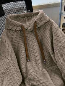 GlowEve 25件装高端小众毛绒保暖内衬卫衣，秋冬季 - 摩卡棕 - 查看 4