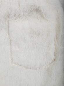 Franclia Pantalones cortos de mujer talla grande de nueva temporada de otoño/invierno de felpa de visón y lana, pantalones anchos de línea A, se pueden usar con botas de pelo, conjunto de pantalones cortos elegante y versátil