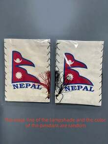 Cirelle 尼泊尔手工洛克塔纸灯罩 - 可折叠设计，款式多样，色彩丰富，是一款别具一格的家居装饰品 - 彩色 - 查看 11