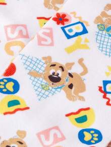 SCOOBY-DOO X SHEIN Women's Soft & Cute Dog Pattern Crew Socks - Multicolor - View 3