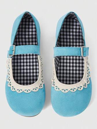 Kawaii Mocassini marroni con punta chiusa, scarpe in pelle Mary Jane, ballerine con fiocco in stile Lolita per donne