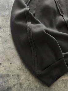 AXEPEAK Maglione casual girocollo a maniche lunghe da uomo con stampa geometrica e colore a contrasto, autunno/inverno