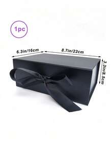 Collapsible Thick Hard Cardboard Gift Boxes For Presents Packaging, Rectangle Box  Closure With Ribbon For Groomsman Proposal Box, Wedding, Christmas, Halloween, Birthday Gift Packaging,School Supplies,Back To School - Multicolor - View 26