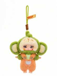 Cartoon Character Plush Keychain - Cute Bag Charm For Girls, Birthday Present - Multicolor - View 9