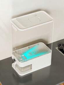 Rice Dispenser With Measuring Cup & Fresh-Keeping Box - Ideal Grain Dispenser & Storage Container For Home Pantry - Keep Rice/Soybeans/Sugar Fresh And Moisture-Proof - Rice Bucket For Kitchen