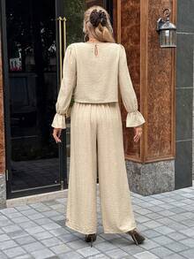 Serisse Bộ đồ 2 mảnh cổ tròn tay loe thêu hoa vải lanh giản dị mùa thu mới dành cho nữ Bộ đồ 2 mảnh thoải mái Bộ đồ 2 mảnh khiêm tốn Bộ đồ 2 mảnh màu be, Bộ đồ 2 mảnh thanh lịch, Bộ đồ 2 mảnh vải lanh, Bộ đồ thường ngày, Ngày nhà giáo, Du lịch, Trang phục sân bay Bộ đồ 2 mảnh khiêm tốn Bộ đồ 2 mảnh thoải mái, Thích hợp để mặc hàng ngày, Quần áo mùa đông của phụ nữ, Quần áo năm mới của phụ nữ, Trang phục Lễ Tạ ơn dành cho phụ nữ, Bộ đồ 2 mảnh sequin, Bộ đồ 2 mảnh thường ngày, Bộ đồ 2 mảnh mùa thu, Bộ đồ 2 mảnh Thích hợp cho tiệc tùng, Halloween, Giáng sinh, sự kiện ngày lễ Bộ đồ 2 mảnh - Màu be - Xem 6