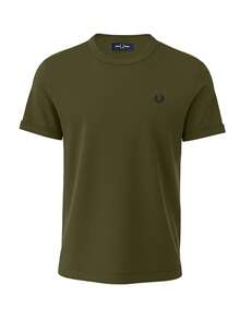 Fred Perry Men's T-Shirts Green - Unifrom Green - View 1