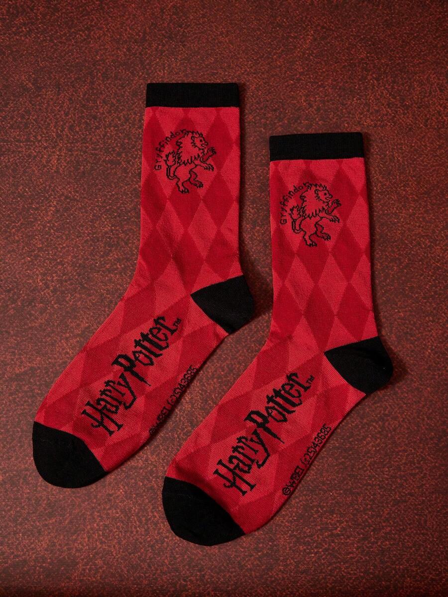 HARRY POTTER X SHEIN 女士船袜 - 彩色 - 查看 1