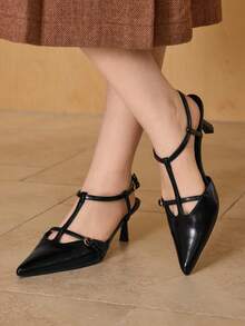 MOTF WOMEN HEELED SANDALS - Black - View 3