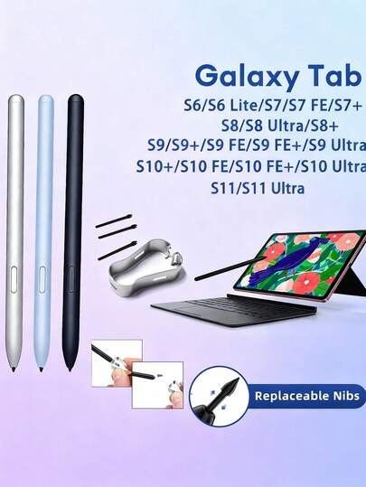 Stylus S Pen Compatible With Samsung Galaxy Tab S6 S7 S8 S9 S10 S11 Pen Tab S6 Lite Pencil Stylus Pen Reaplacement Tip
