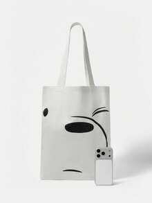 We Bare Bears X SHEIN Túi Tote Nữ Dễ Thương Đa Năng Di Động - Hoạt hình - Xem 3