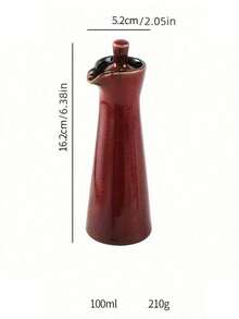 1件120ml窑烧陶瓷调味瓶日式油壶酱油瓶醋瓶橄榄油瓶创意调味瓶厨房用品 - 彩色 - 查看 3