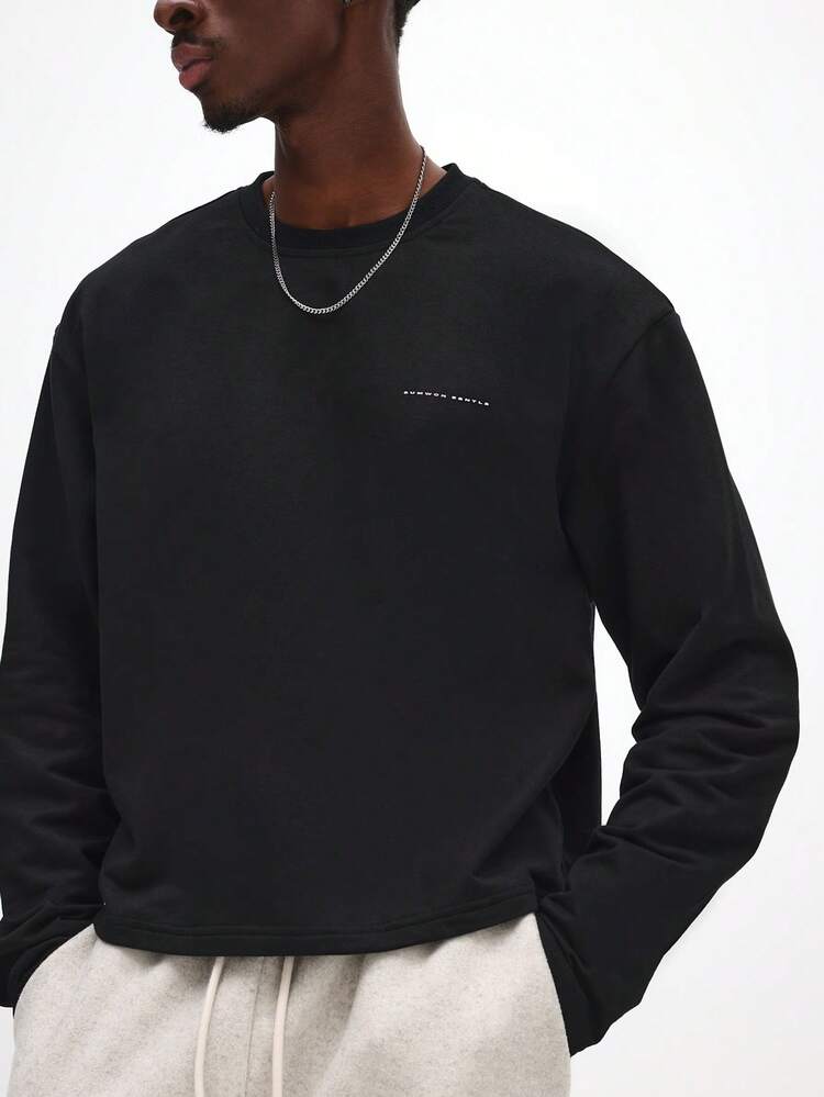 Koszulka z długim rękawem Crop Fit
