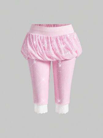 ROMWE Avant Tuta con gonna a palloncino con fiori e paillettes in stile Y2K