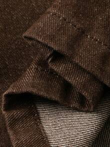 Dazy Kids Girls Denim Jacket + Jeans 2-Piece Outfit - Chocolate Brown - View 8