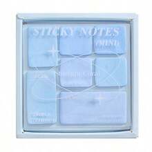 一盒便捷贴纸，美观度高，可移除不干胶标签，创意学习办公专用索引贴，一盒7种款式，210张 - 彩色 - 查看 13