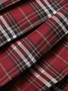 SHEIN 女童 2 合 1 领运动衫和迷你裙套装