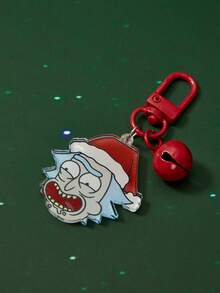 Rick and Morty X SHEIN Móc chìa khóa - Nhiều màu - Xem 3