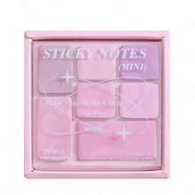 一盒便捷贴纸，美观度高，可移除不干胶标签，创意学习办公专用索引贴，一盒7种款式，210张 - 彩色 - 查看 12