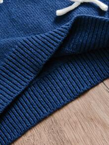 Sparklyn New Fashion Versatile Collegiate Style Bow Patchwork Girls Knitted Sweater & Pant2 Piecesce Set Royal Blue Button Up Kids Outfit Tween Matching Set Knit Girl Knit Set Preppy Two Piece Set Girls Lounge Set Girls Sweatsuit Set Sweat Sets Tweens Comfy Sweatshirt Straight Pants Suit Tween Girl 2 Piece Pants Suit Tween Two Piece Pantsuit Girls Sweater Sets Tween Matching Set Knit Girl Knit Set Casual Two Piece Set Women Two Piece Sets Casual Two Piece Set Girl S Spring And Autumn Suit Kids Two Piece Set Girls Sweater Sets Tween Matching Set Knit Girl Knit Set Girls Spring And Autumn Suit Girl Clothes Autumn And Winter Clothes Women 2 Piece Pants Suits Casual Two Piece Set Girls Spring And Autumn Suit Girls Sweater Sets Girl Pants Sets Girl Winter Clothes Teen Girls Sets Sweatshirt Straight Pants Suit Tween Girl Women Two Piece Sets - Navy Blue - View 8