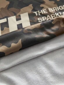 AXEPEAK Áo nỉ có mũ in họa tiết rằn ri thường ngày cho nam, Thu/Đông - xanh quân đội - Xem 5