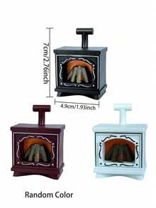 1 pieza/ Set de 3 piezas - Luces miniatura luminosas de chimenea LED, Efecto de llama de chimenea falsa pequeña LED, Lámpara de chimenea miniatura brillante creativa para el hogar, Perfecta para noches acogedoras, decoraciones navideñas, Halloween, Navidad, Acción de Gracias y regalos de Año Nuevo