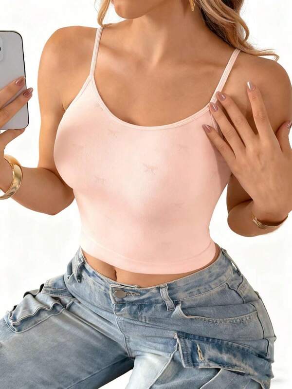 SuitURBody 1pc Women's Comfortable Minimalist Seamless Camisole Top, Regular Fit, No Padding