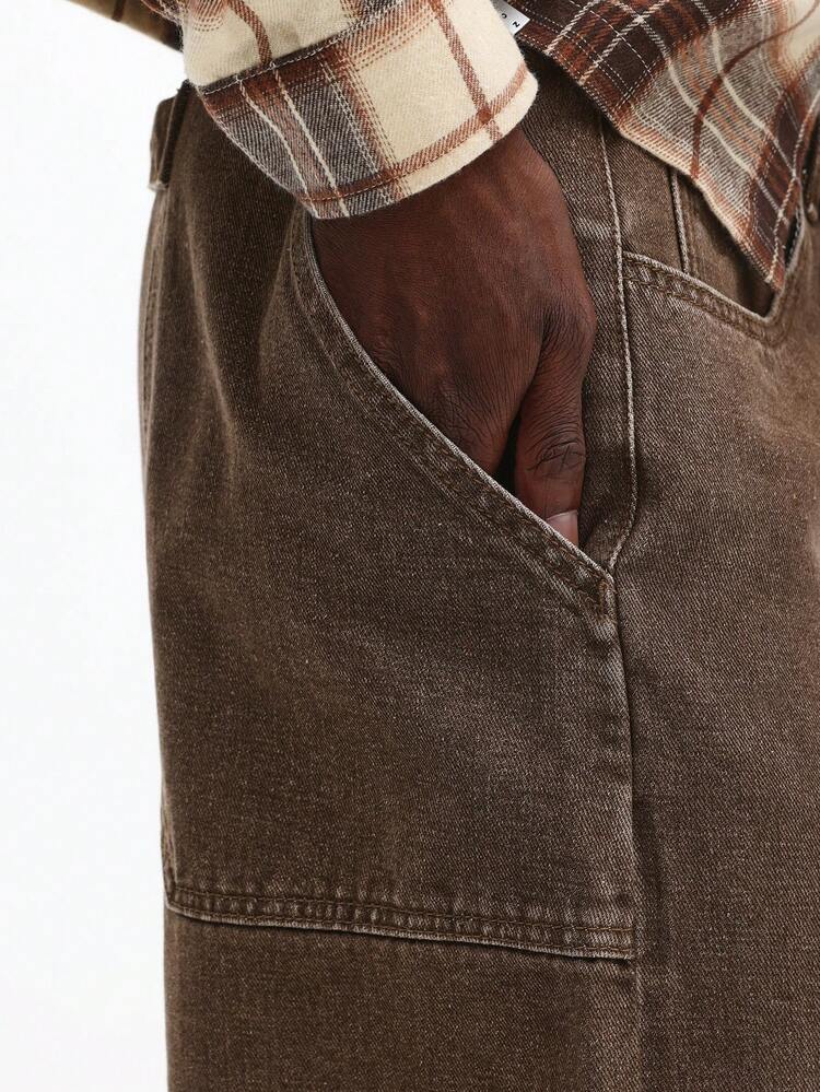 Wide Leg Baggy Denim Jeans