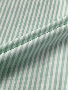 Resyla Women's Classic Striped Long Sleeve Shirt, Delicate Embroidered Pattern, Loose & Comfortable Fit - Multicolor - View 6