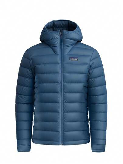 Patagonia Men's Down Sweater Jacket Clement Blue