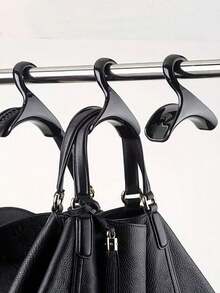 10 cái/3 cái/1 cái Móc treo túi xách Acrylic Móc treo túi xách Túi tote Giá đỡ tủ quần áo Lưu trữ cho ba lô Túi xách Túi xách Túi tote Giá đỡ - màu đen - Xem 6