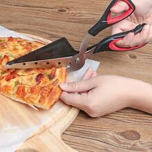 Pizza Scissors, Pizza Cutter With Ultra Sharp Detachable Blade And Ergonomic Soft Grip