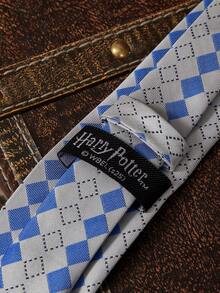 HARRY POTTER X SHEIN Cà vạt nữ - Lưới xanh xám Harry - Xem 4