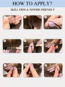 Tóc nối thẳng Remy 100% tóc thật, tóc nối móc tách sẵn, tóc nối thẳng mượt như lông vũ, tóc nối thẳng như lông vũ, tóc nối thẳng S27 màu vàng mật ong - S27 - Xem 4