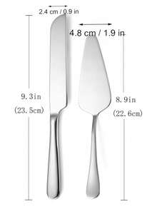 1/2pcs Gold Stainless Steel Cutlery, Cheese Bread Knife And Shovel Set, Cake Knife And Shovel Set, Cake Cutting Set, Pizza Shovel, Dessert Cake Knife, Suitable For Pizza, Cake, Pie, Bread, Ideal For Restaurants, Weddings, Birthday Banquets, Party, Christmas Gift, Thanksgiving, Kitchen, Christmas Gift Back To School,School Supplies - Multicolor - View 4