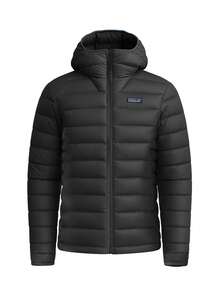 Patagonia Men's Down Sweater Hoody Black - 黑色 - 查看 1