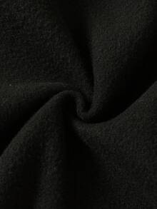 Manfinity EMRG Men's Casual Sports Letter Print Drawstring Waist Pants Hip Hop Pants Streetwear Sweatpants Street Wear Pants Techwear Pants - Black - View 5