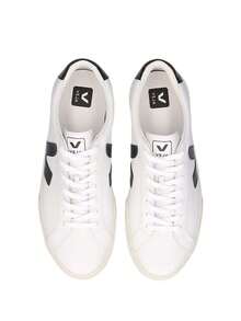 Veja Leather Esplar Logo Men Sneakers White EO0200005B - White Black - View 4
