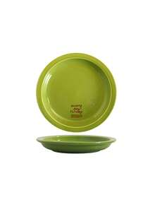 Joivida 1pc Retro English Ceramic Plates Are Suitable For Pasta, Salads, Desserts, Sushi - Multi-Functional Kitchen Tableware, Suitable For Dining, Family Gatherings, Hot Pot, All-Season Accessories, Tableware Sets, Suitable For Student Back-To-School Season/Family Tableware/Festival Gifts - Multicolor - View 4