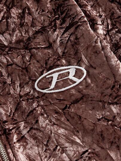 Street Life Sudadera con capucha de terciopelo plisada de moda para hombre en otoño